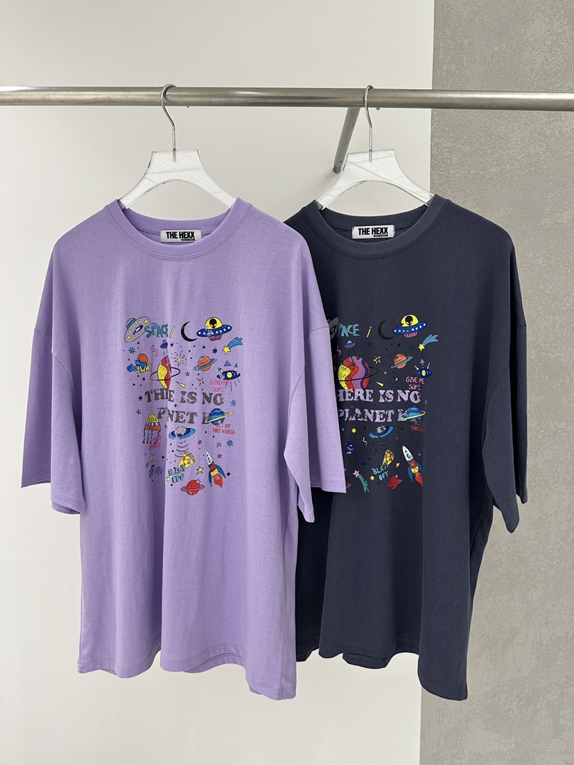 THE HEXX韓國直郵東大門代購女裝新款休閑24春夏職業T恤THE HEXXT恤