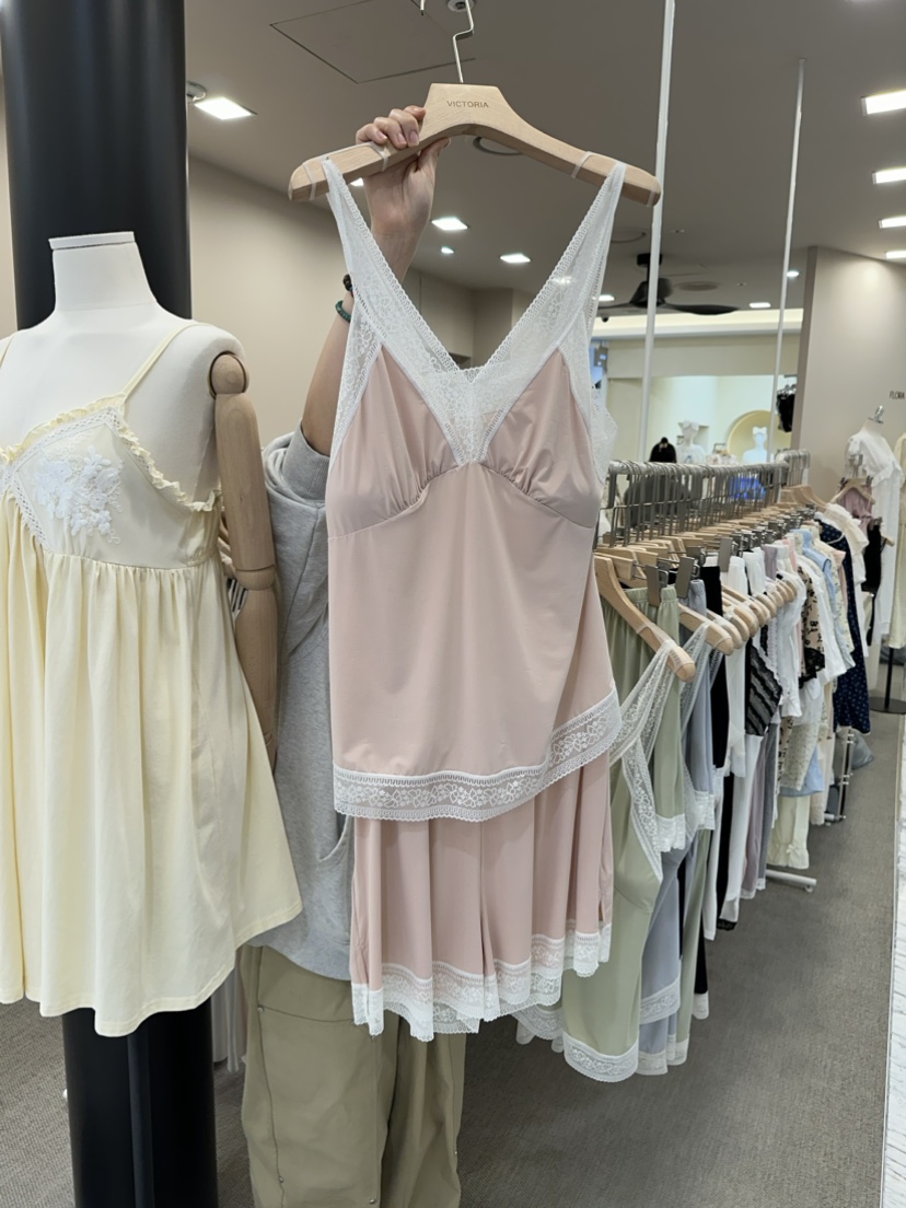 VICTORIA韓國直郵東大門代購女裝新品24春夏真品推薦睡衣VICTORIA睡衣圖色1
