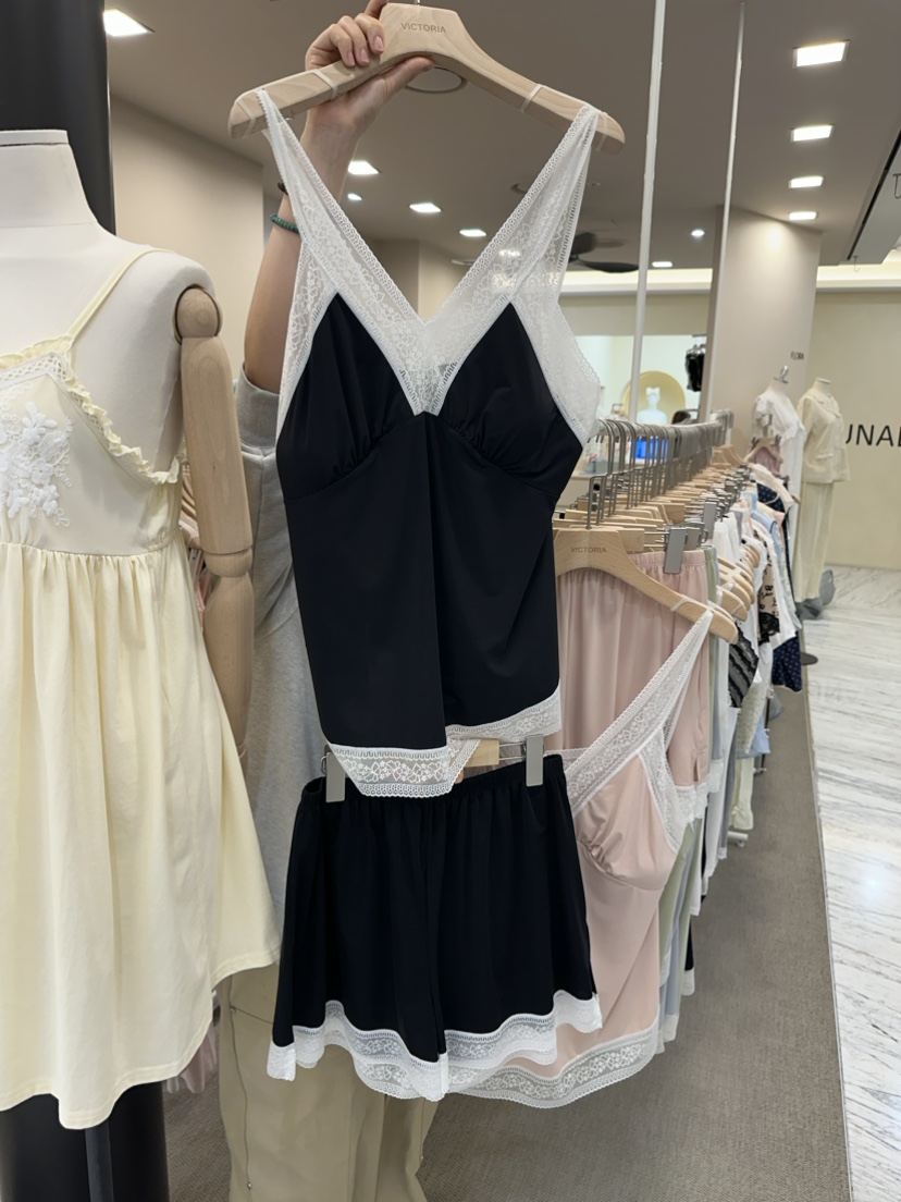 VICTORIA韓國直郵東大門代購女裝新品24春夏真品推薦睡衣VICTORIA睡衣圖色4