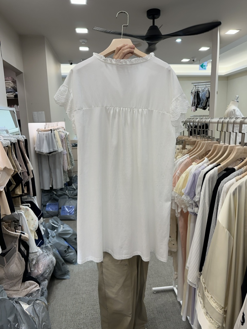 VICTORIA韓國直郵東大門代購女裝新品休閑24春夏真品睡衣VICTORIA睡衣
