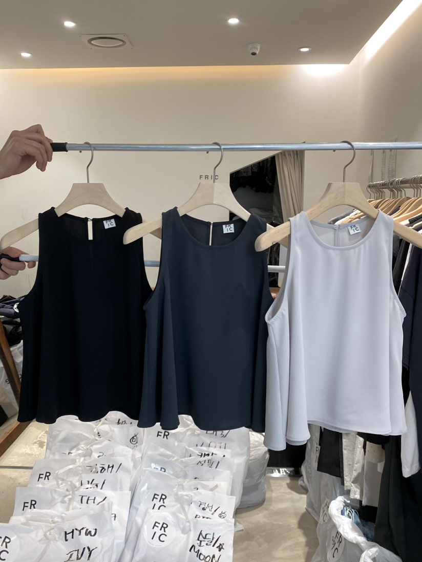 FRIC直郵韓國代購女裝新品推薦休閑時尚熱賣24春夏吊帶背心FRIC吊帶/背心