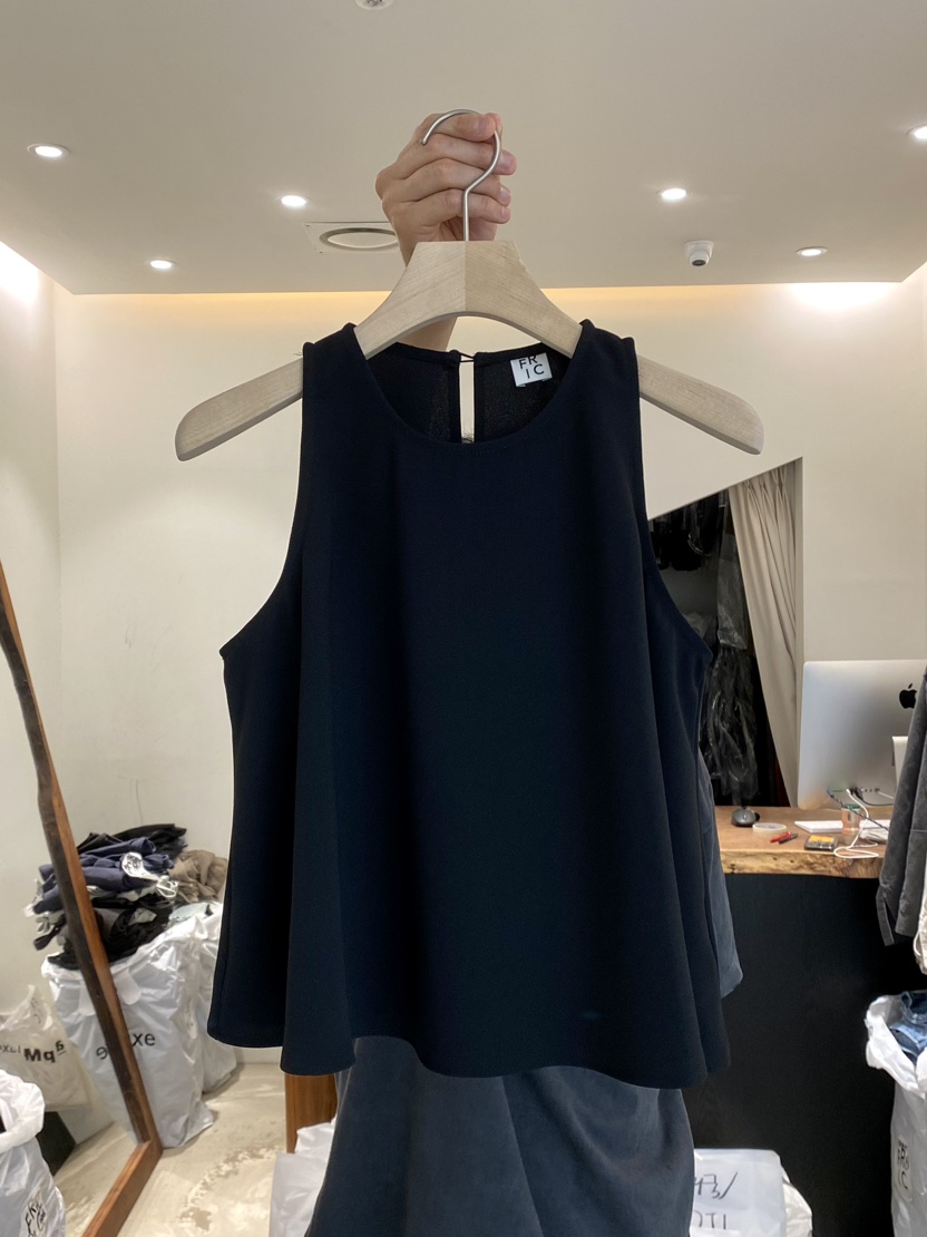 FRIC直郵韓國代購女裝新品推薦休閑時尚熱賣24春夏吊帶背心FRIC吊帶/背心圖色3