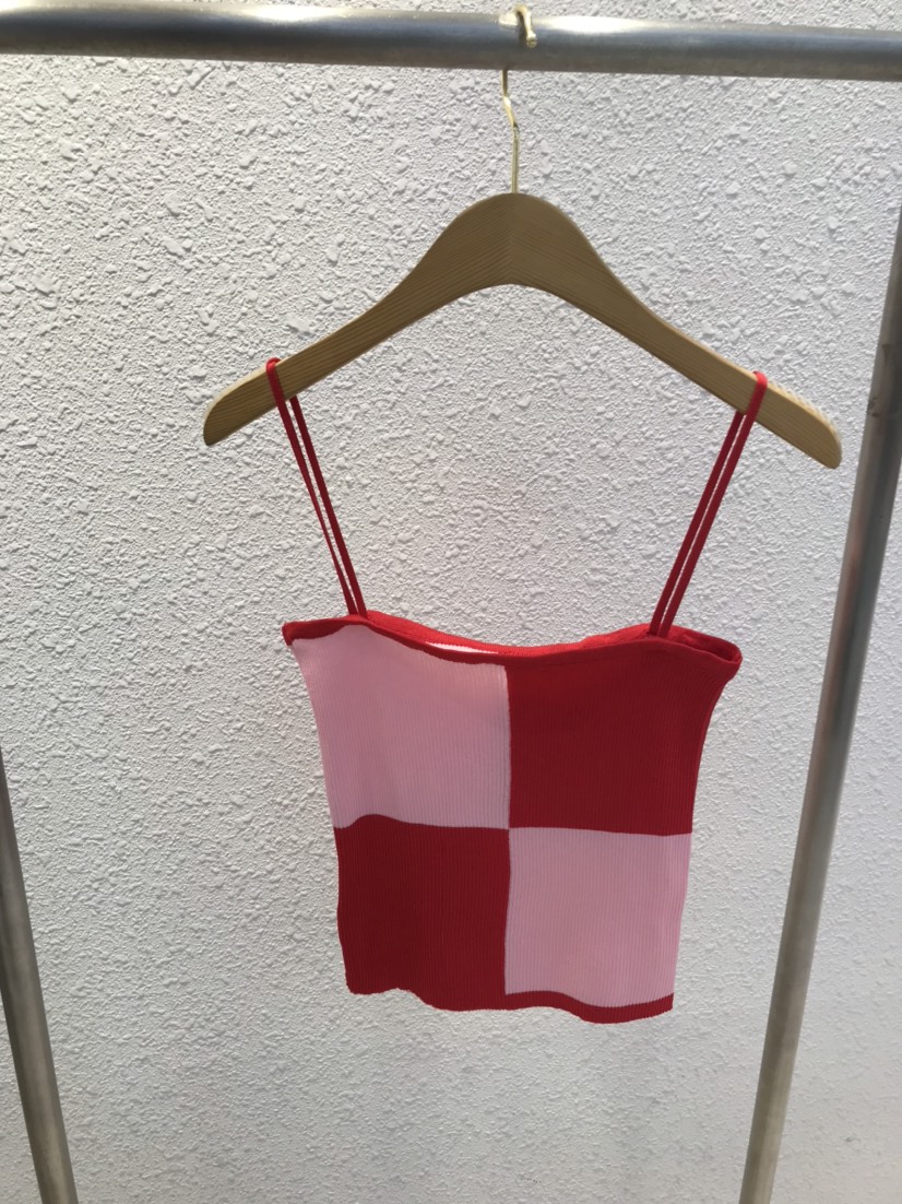 KC MARKET韓國直郵東大門代購女裝新品24春夏休閑吊帶背心空吊帶/背心