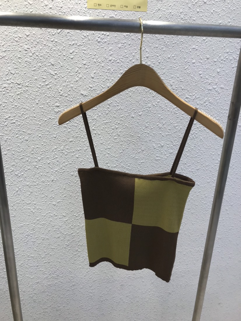 KC MARKET韓國直郵東大門代購女裝新品24春夏休閑吊帶背心空吊帶/背心圖色2