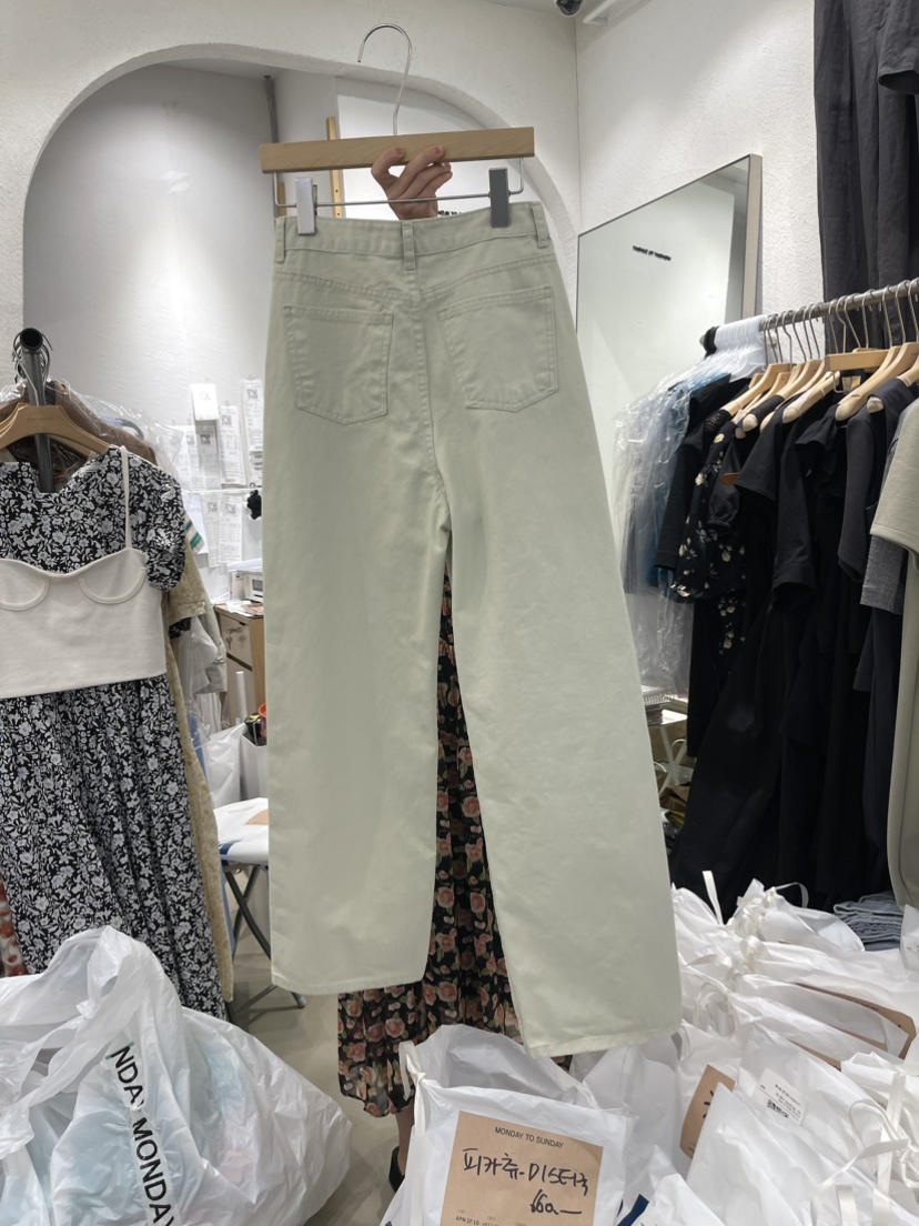 MONDAY TO SUNDAY直郵韓國代購女裝新款時尚職業24春夏休閑褲MONDAY TO SUNDAY休閑褲