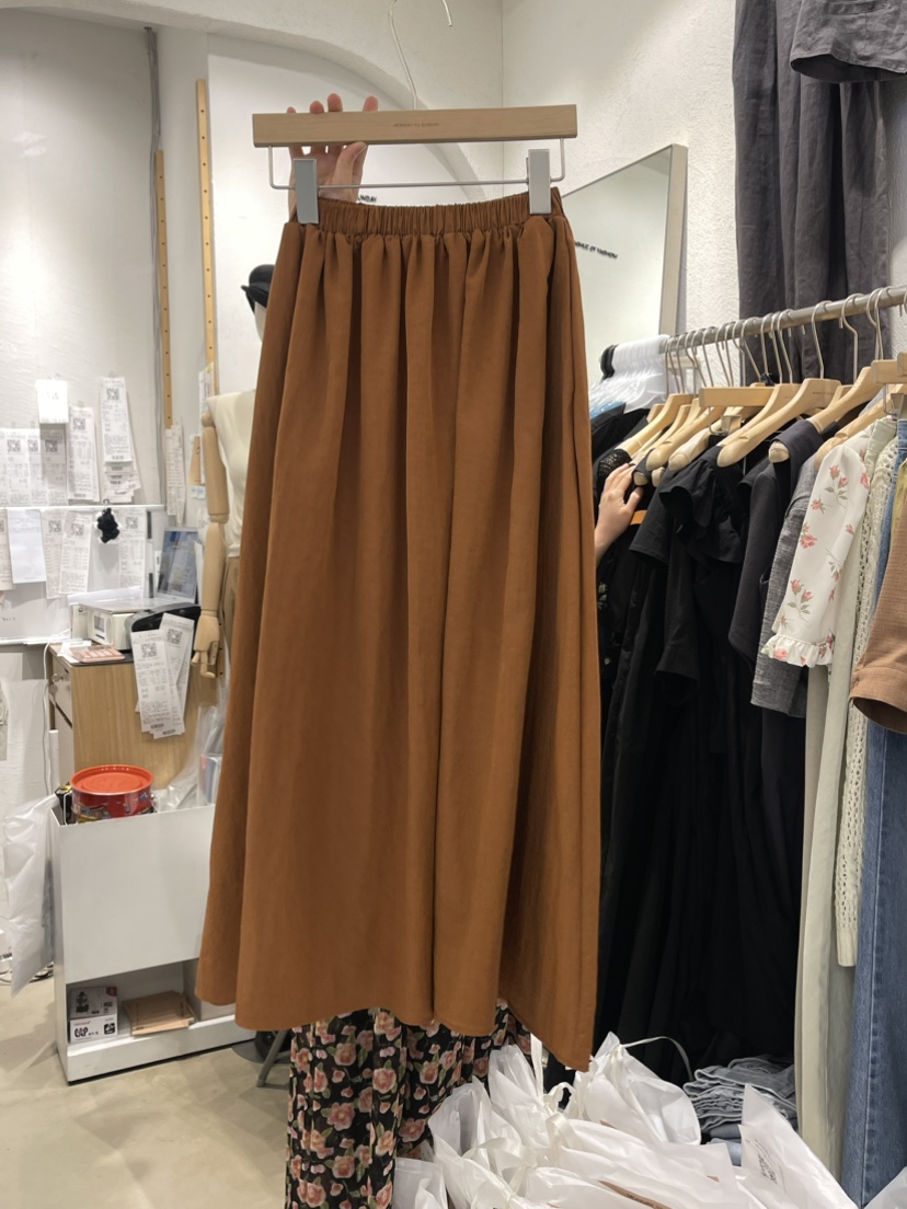 MONDAY TO SUNDAY直郵韓國代購女裝新品時尚24春夏長裙MONDAY TO SUNDAY長裙圖色3
