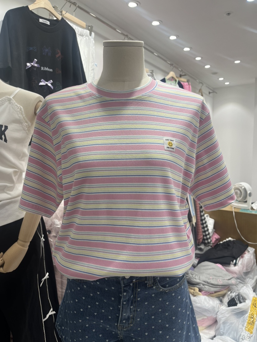 NAME VALUE直郵韓國代購女裝新品時尚真品休閑人氣職業T恤OVER NEART恤