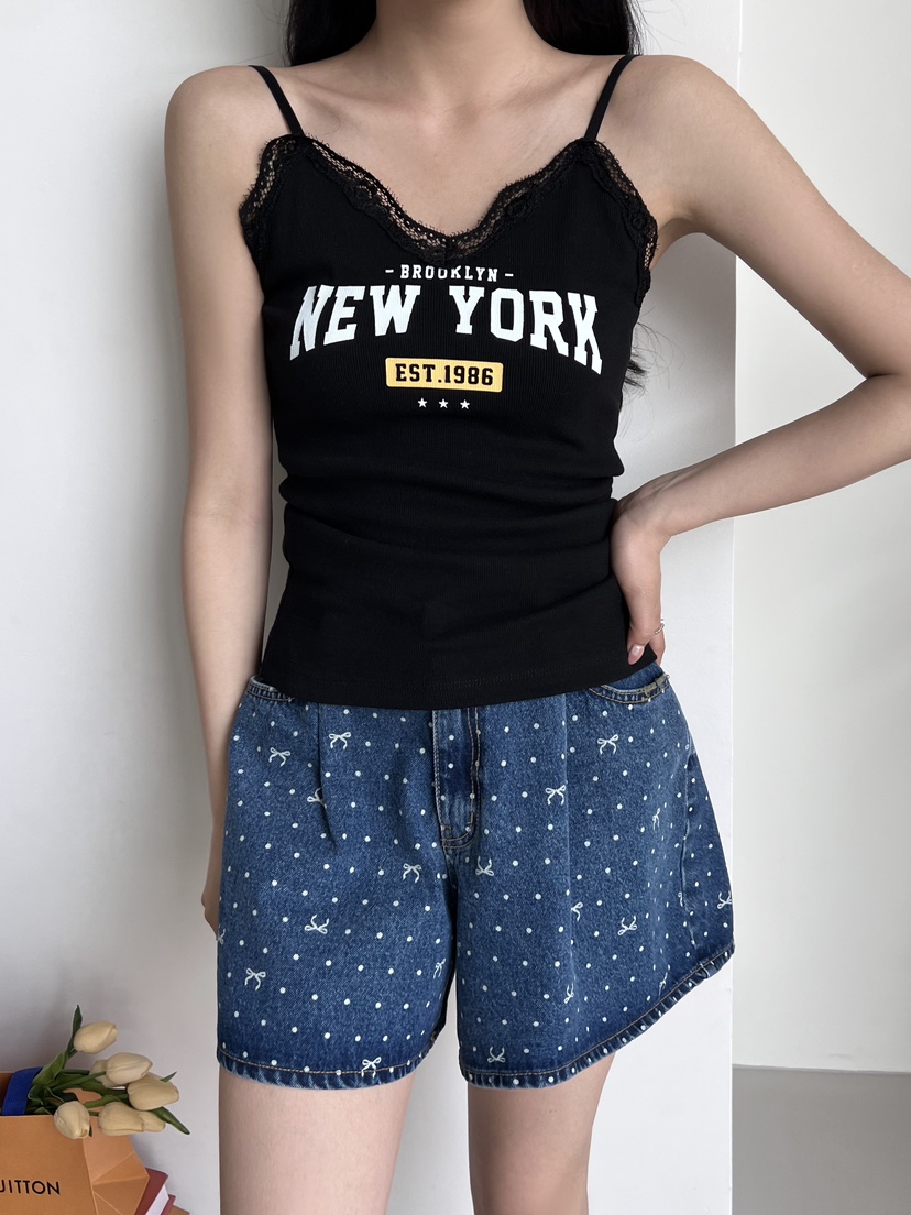 NAME VALUE韓國直郵東大門實拍女裝新品時尚職業休閑吊帶背心OVER NEAR吊帶/背心圖色3