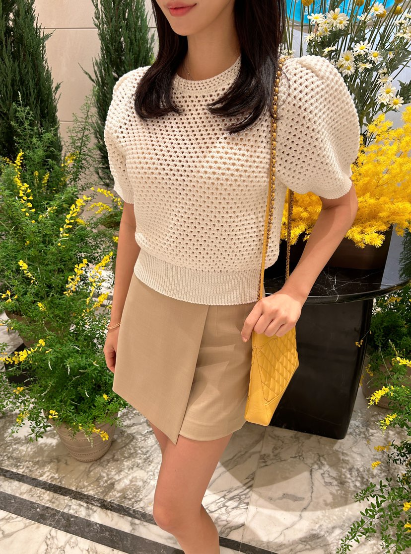 ON:UP韓國直郵女裝新品休閑職業24春夏人氣時尚熱賣針織衫ON:UP針織衫