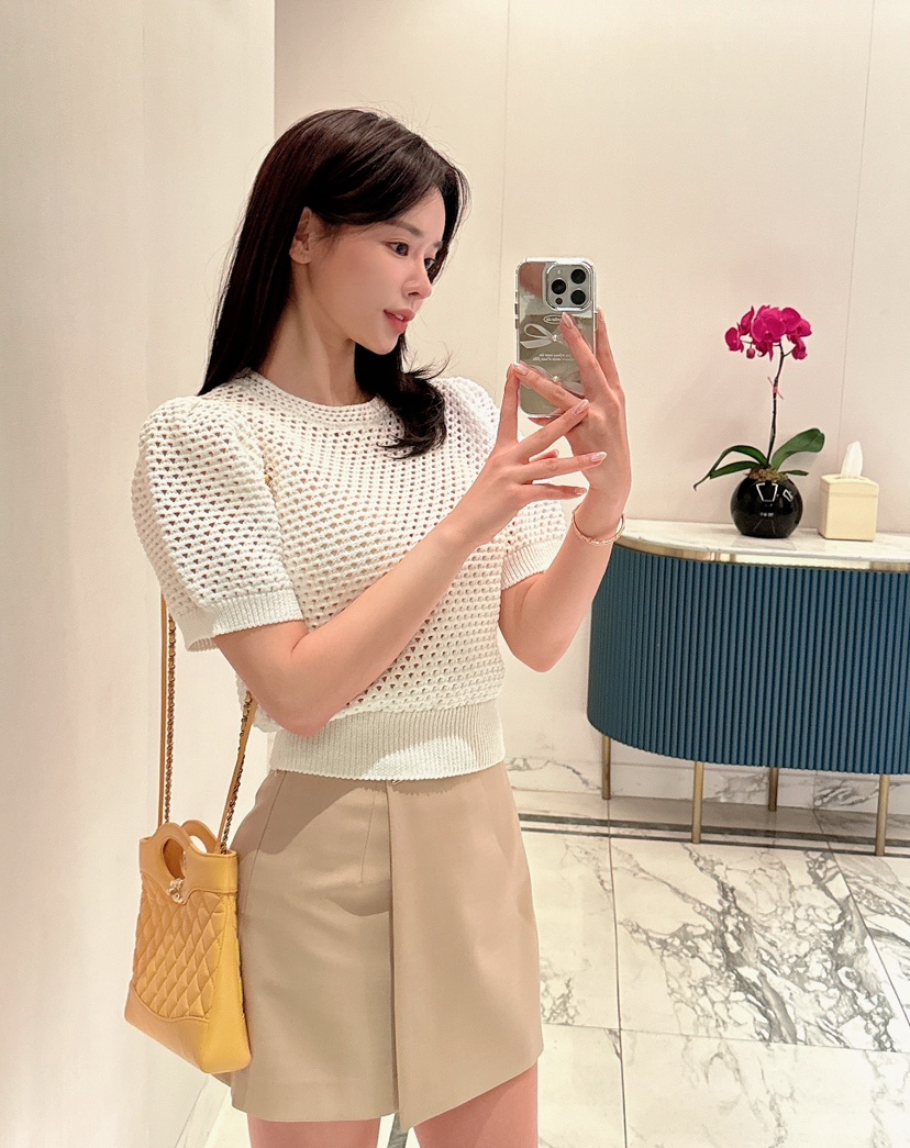 ON:UP韓國直郵女裝新品休閑職業24春夏人氣時尚熱賣針織衫ON:UP針織衫