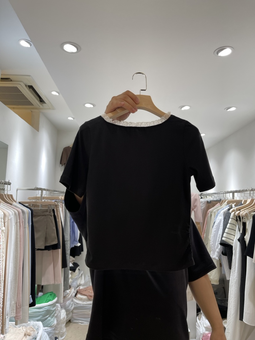 PLAYLIST韓國直郵女裝新品24春夏時尚真品人氣推薦職業T恤confettiT恤