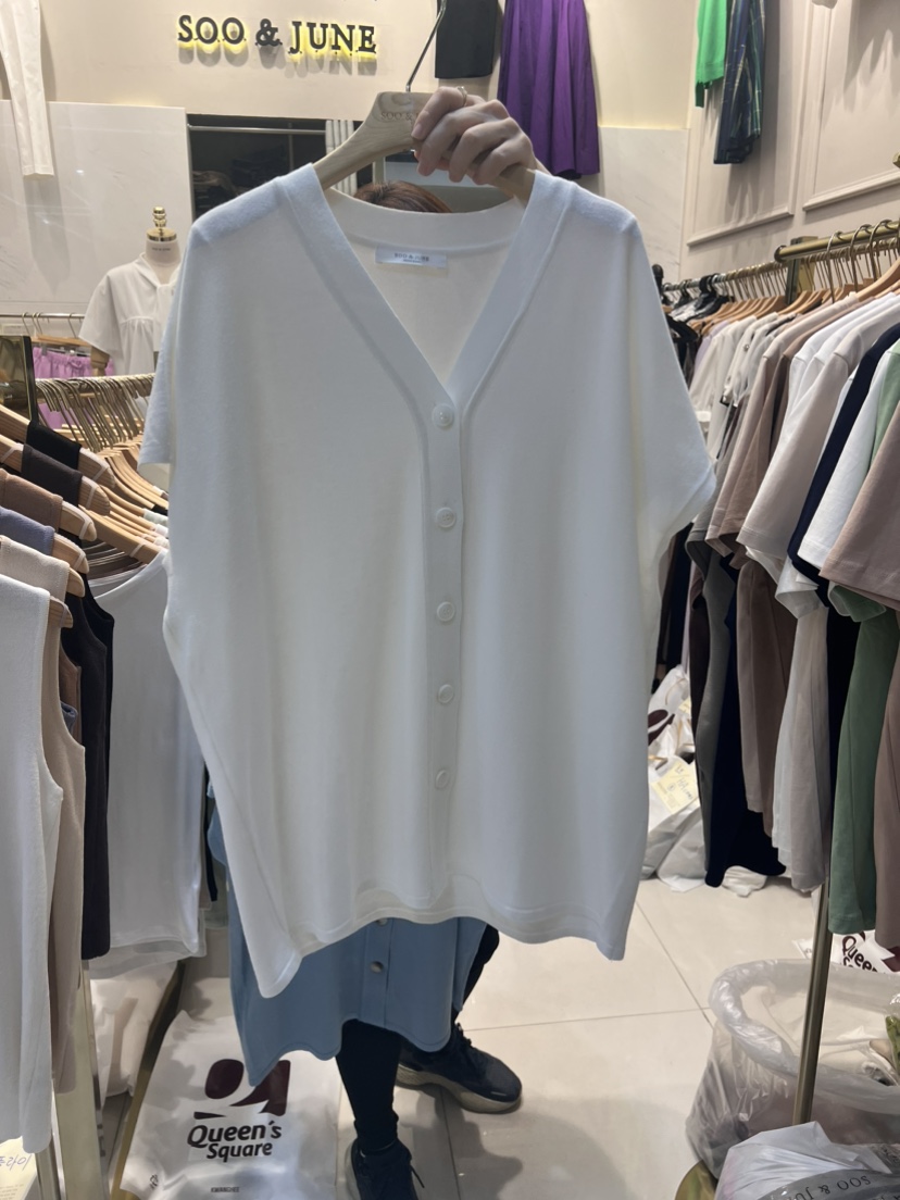 SOO JUNE韓國直郵女裝新品人氣24春夏休閑真品時尚推薦馬甲SOO JUNE馬甲