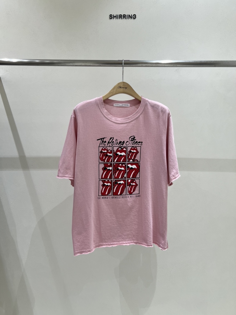 SHIRRING韓國直郵東大門代購女裝新款24春夏職業人氣熱賣T恤SHIRRINGT恤圖色2