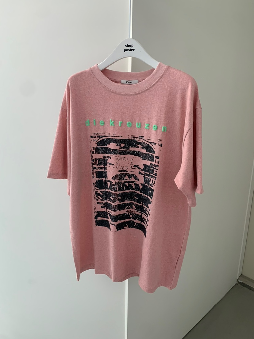 SHOP POSTER直郵韓國代購女裝新款時尚24春夏推薦人氣T恤SHOP_POSTERT恤
