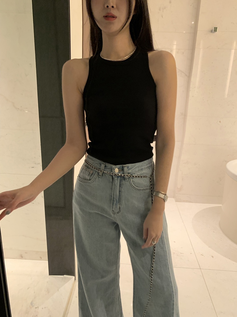 SHOP POSTER韓國直郵東大門實拍女裝新款24春夏吊帶背心SHOP_POSTER吊帶/背心
