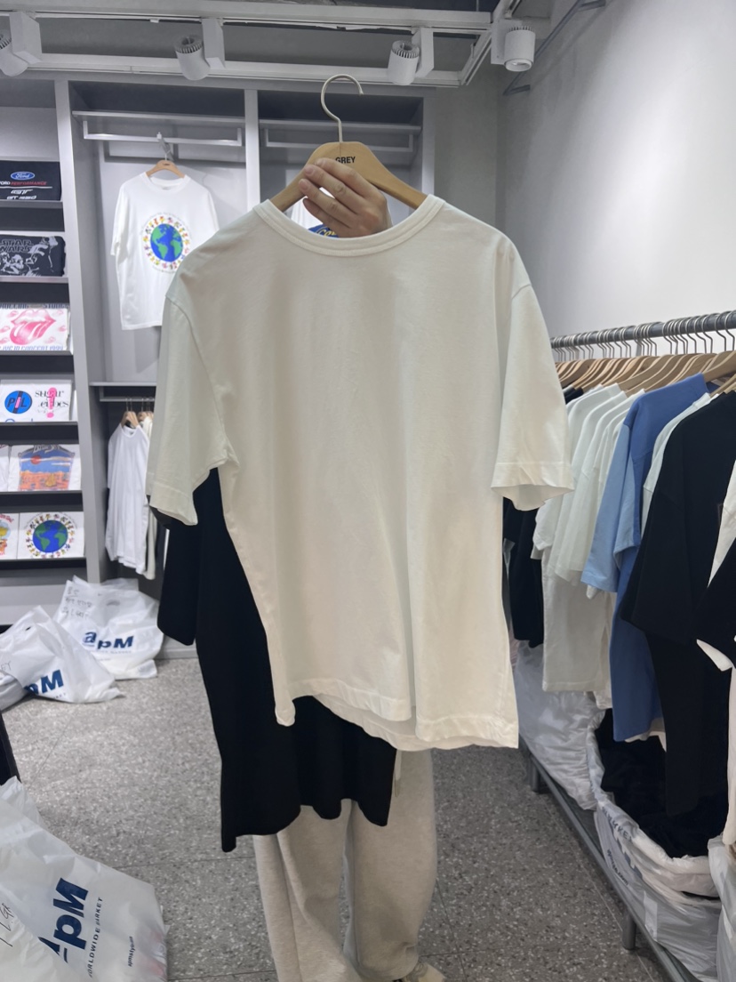 L GREY韓國直郵東大門代購女裝新品職業休閑熱賣真品人氣T恤L GREY-男裝T恤