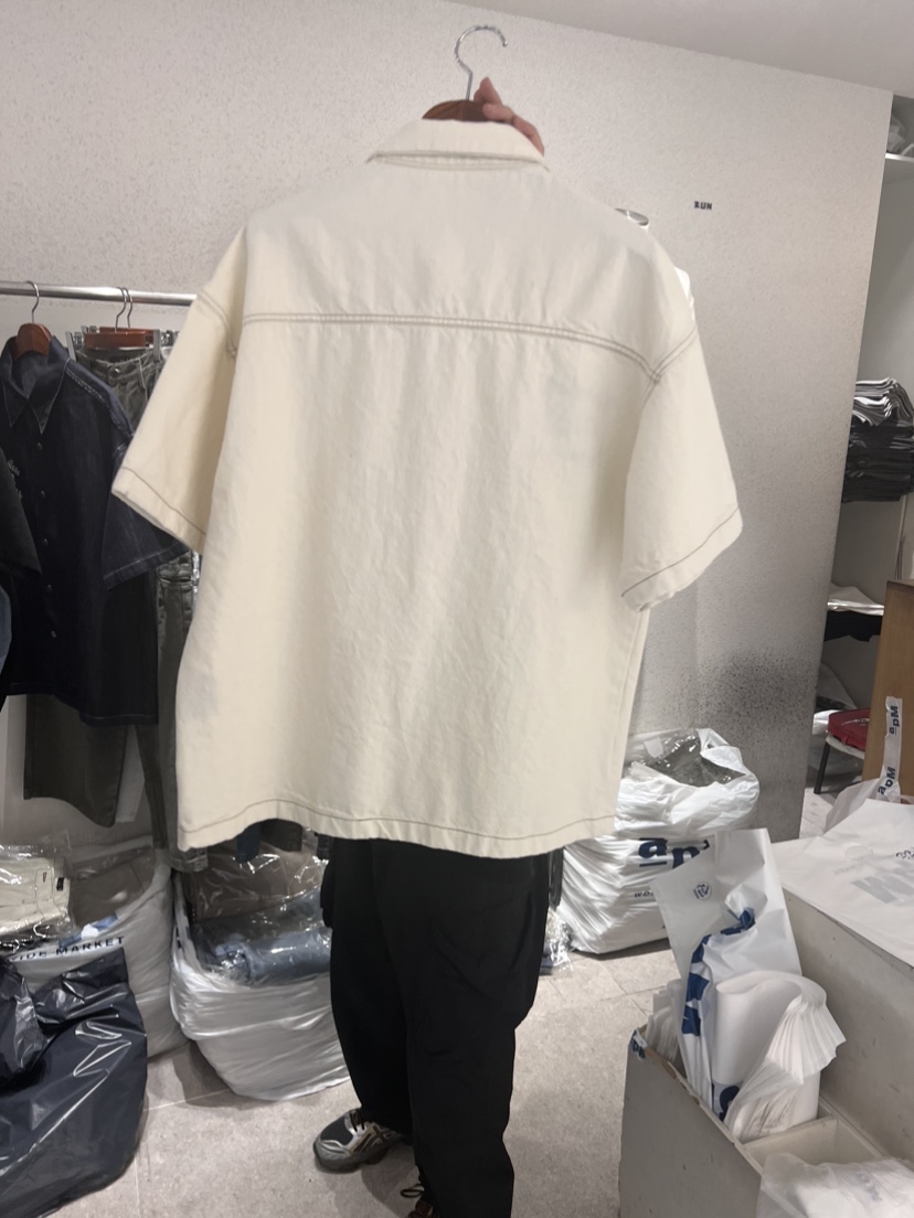 RUN-男裝直郵韓國代購女裝新款真品推薦時尚24春夏襯衫蕾絲衫RUN-男裝襯衫/蕾絲衫