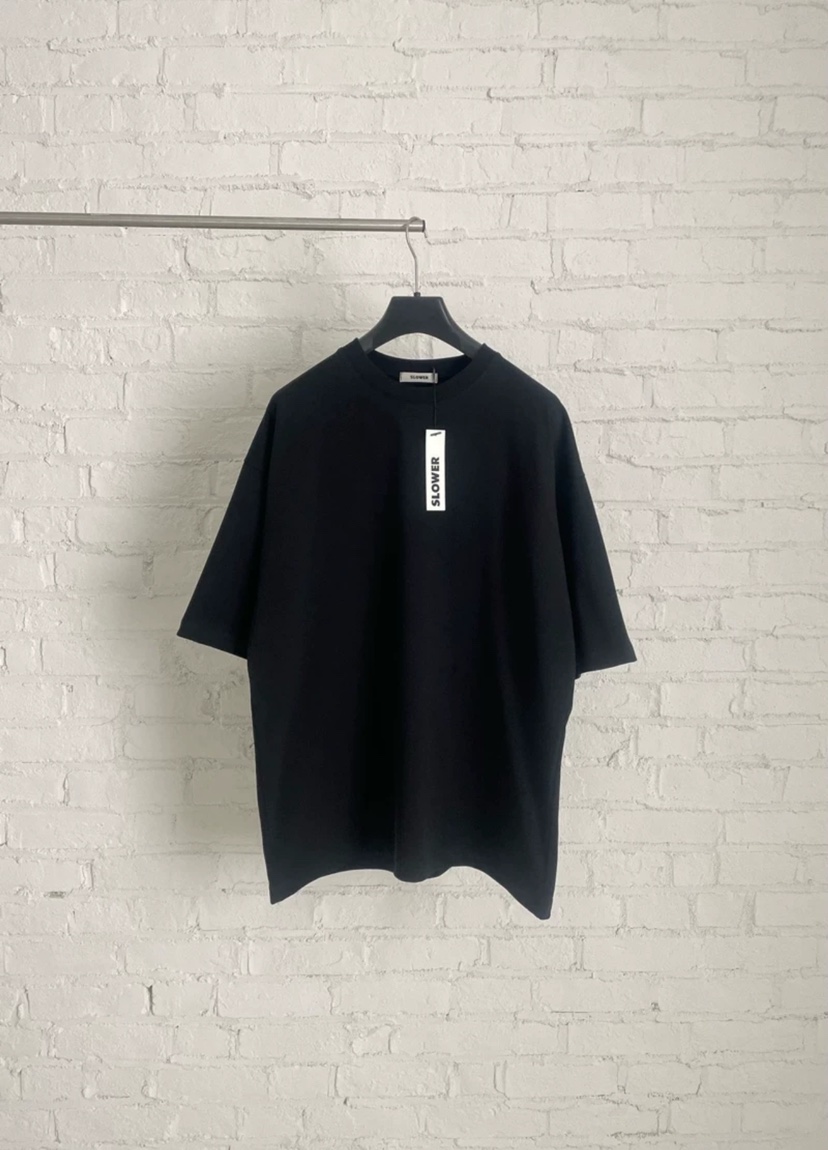 SLOWER韓國直郵女裝新款職業休閑熱賣真品人氣推薦24春夏T恤SLOWERT恤圖色2