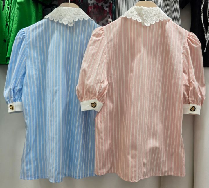 SUGAR韓國直郵女裝新品職業時尚推薦熱賣休閑真品襯衫蕾絲衫SUGAR襯衫/蕾絲衫