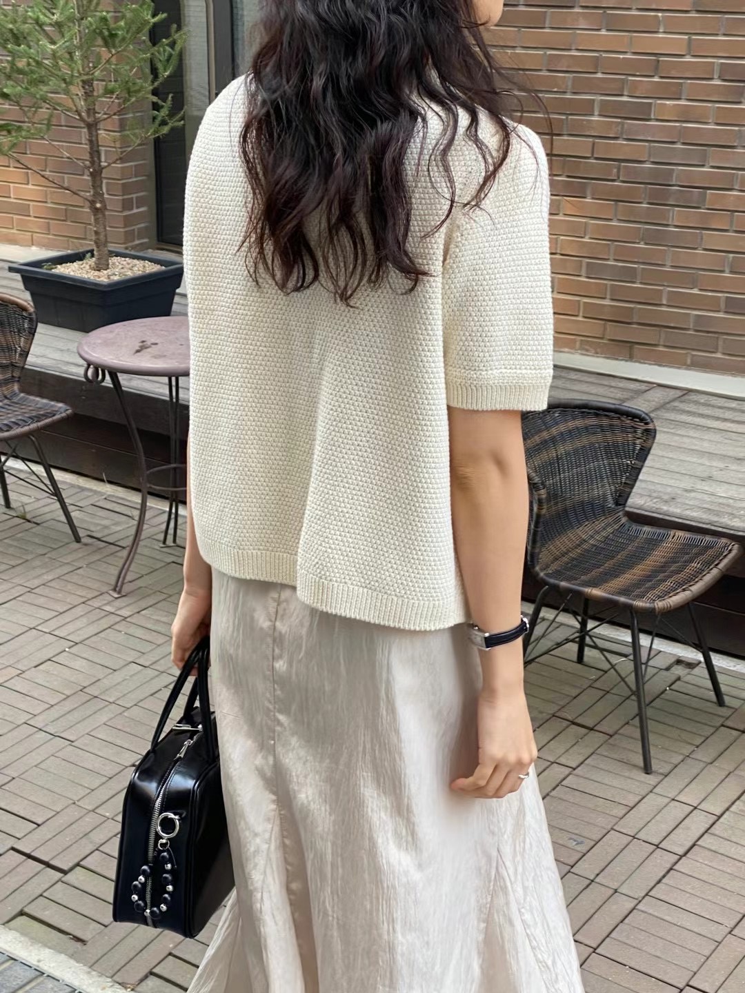 SIMPIEBEIGE直郵韓國代購女裝新款時尚24春夏人氣真品針織衫SIMPIEBEIGE針織衫