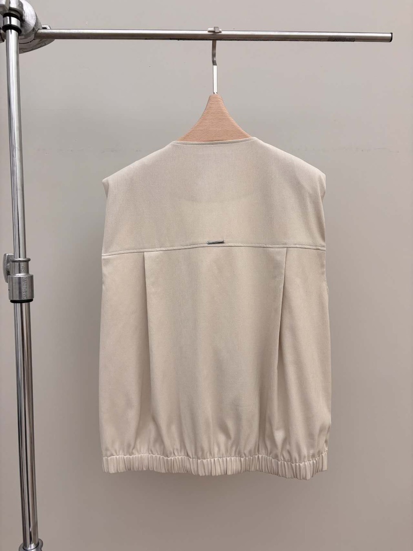 The any韓國直郵東大門實拍女裝新品24春夏休閑職業馬甲MEMOIRE馬甲
