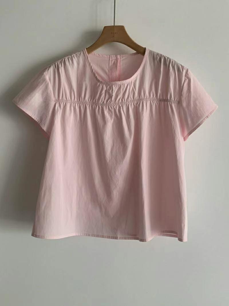 BARISTAR韓國直郵東大門代購女裝新品職業真品24春夏襯衫蕾絲衫MAY SEVEN襯衫/蕾絲衫圖色2