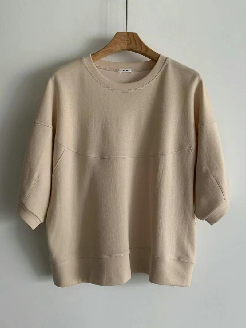 BARISTAR直郵韓國代購女裝新品24春夏職業時尚推薦真品T恤MAY SEVENT恤圖色3