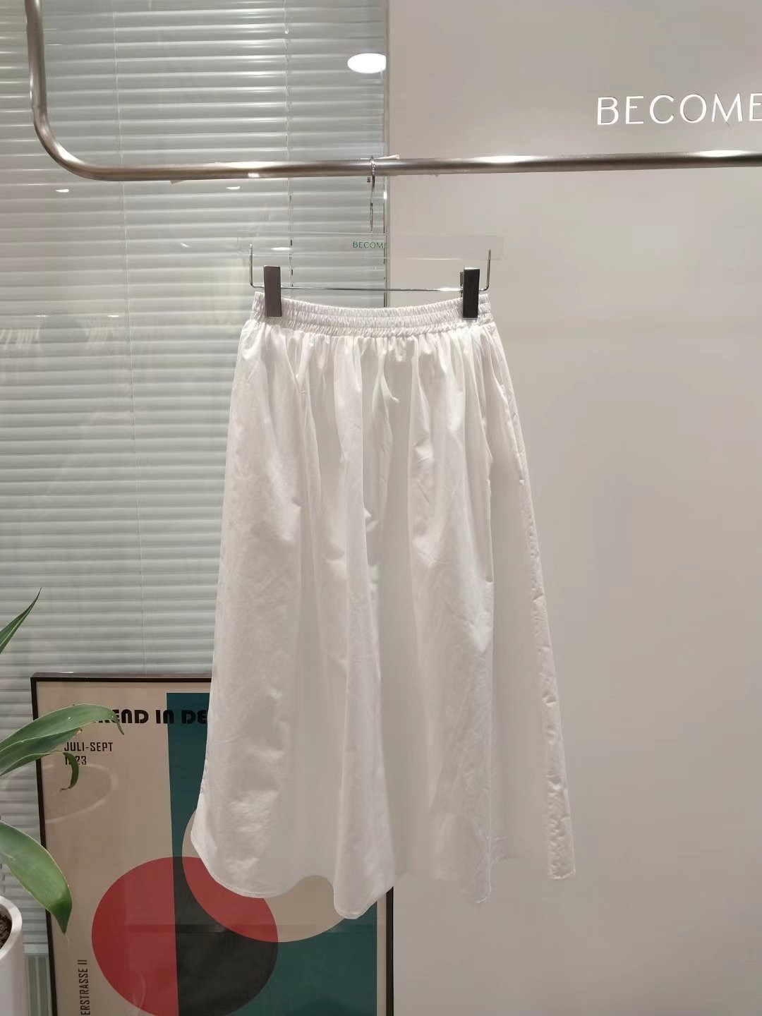 BECOME韓國直郵女裝新款休閑時尚熱賣職業24春夏長裙綁帶BECOME長裙圖色3