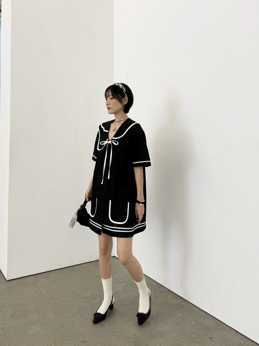 HEYJUDE韓國直郵東大門實拍女裝新品職業人氣休閑推薦連衣裙HEYJUDE連衣裙