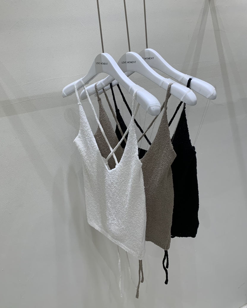 LOVE MOMENT直郵韓國代購女裝新品休閑推薦職業時尚吊帶背心LOVE MOMENT吊帶/背心