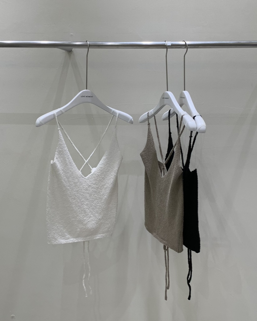 LOVE MOMENT直郵韓國代購女裝新品休閑推薦職業時尚吊帶背心LOVE MOMENT吊帶/背心