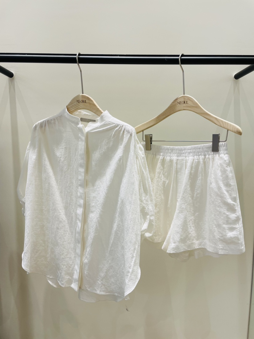 NEOUL韓國直郵女裝新品24春夏職業人氣休閑熱賣真品時尚套裝NEOUL/ahin雙領標簽套裝圖色2