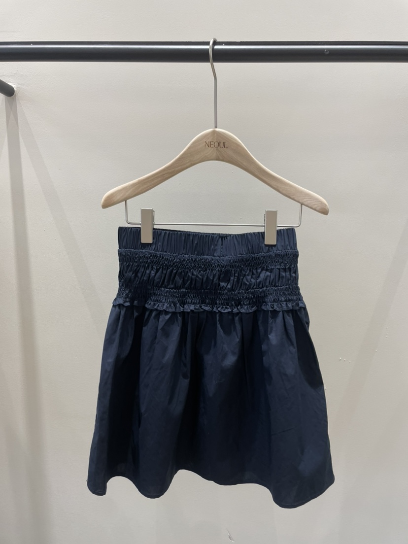 NEOUL直郵韓國代購女裝新款推薦24春夏休閑人氣真品熱賣短裙NEOUL/ahin雙領標簽短裙圖色2