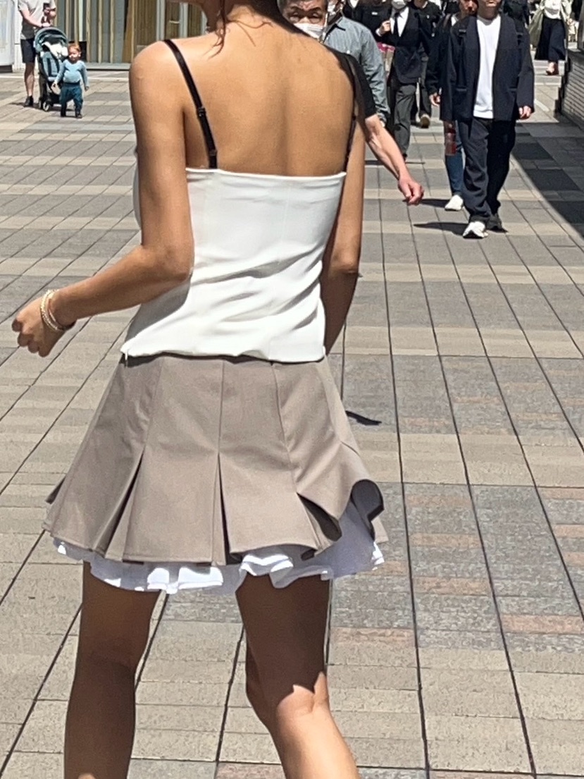 PARIS MATCH直郵韓國代購女裝新款職業真品休閑24春夏短裙PARIS MATCH短裙