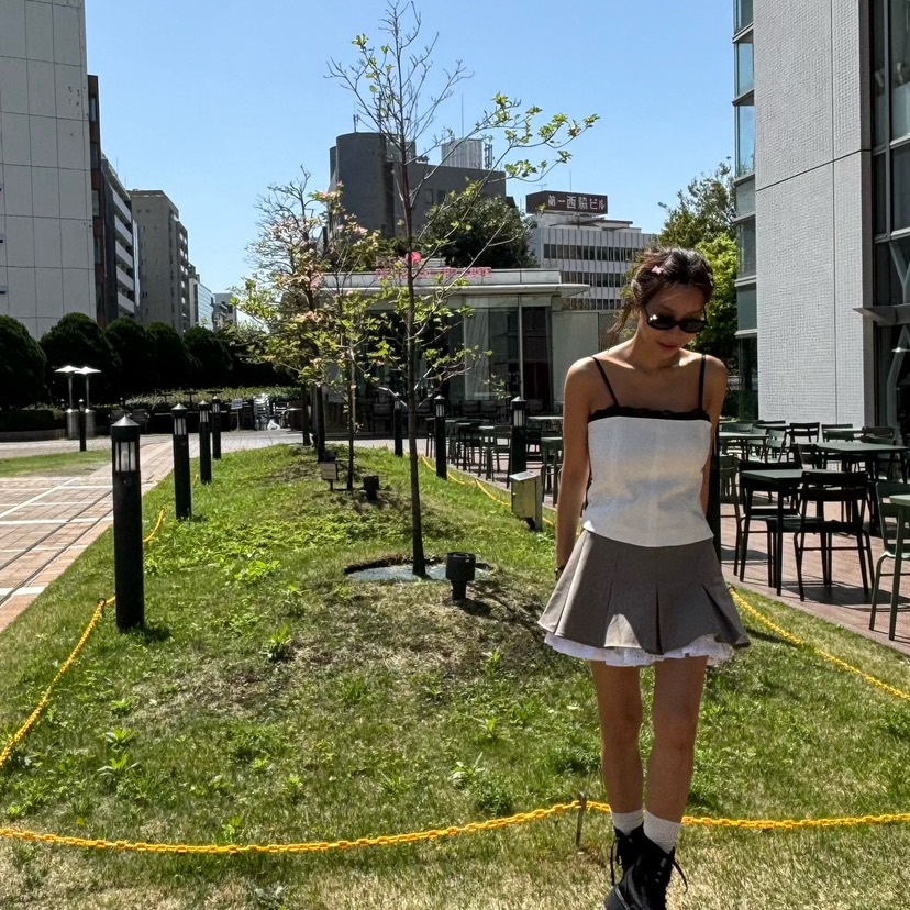 PARIS MATCH韓國直郵東大門代購女裝新款推薦職業吊帶背心PARIS MATCH吊帶/背心