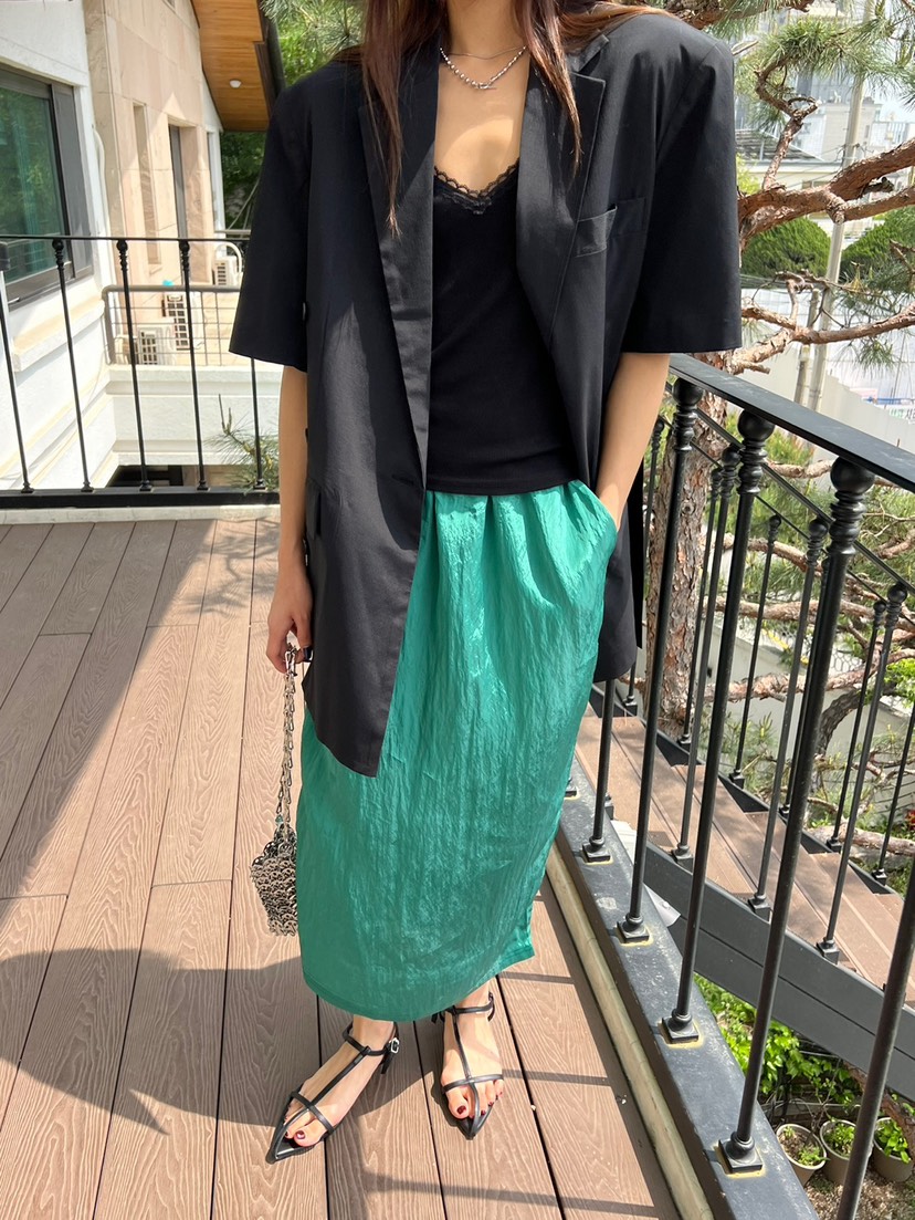 Special韓國直郵女裝新款時尚推薦職業真品24春夏休閑長裙SPECIAL長裙