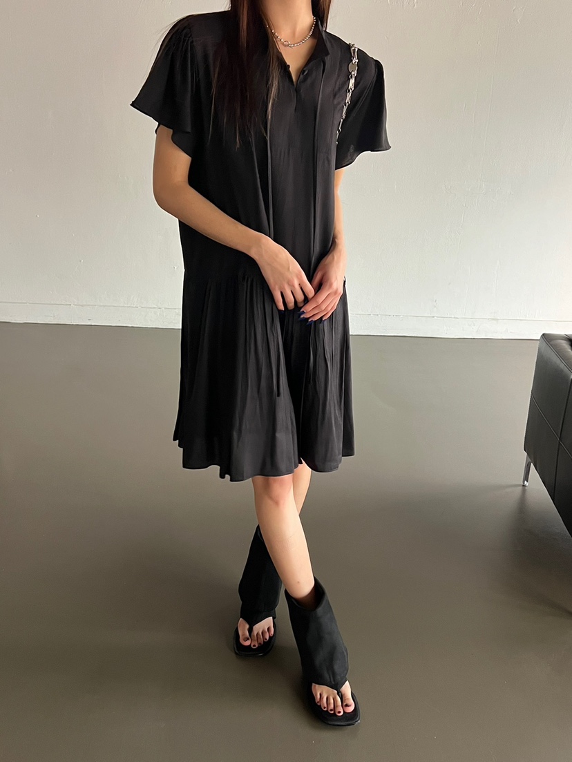 Special韓國直郵東大門實拍女裝新品24春夏休閑連衣裙含腰帶SPECIAL連衣裙