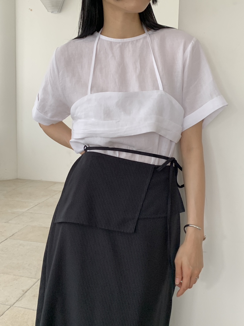 US直郵韓國代購女裝新品24春夏熱賣職業休閑人氣推薦長裙US長裙