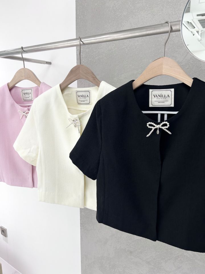 VAINLLA韓國直郵女裝新品推薦職業時尚24春夏休閑熱賣夾克RE:FRESH夾克