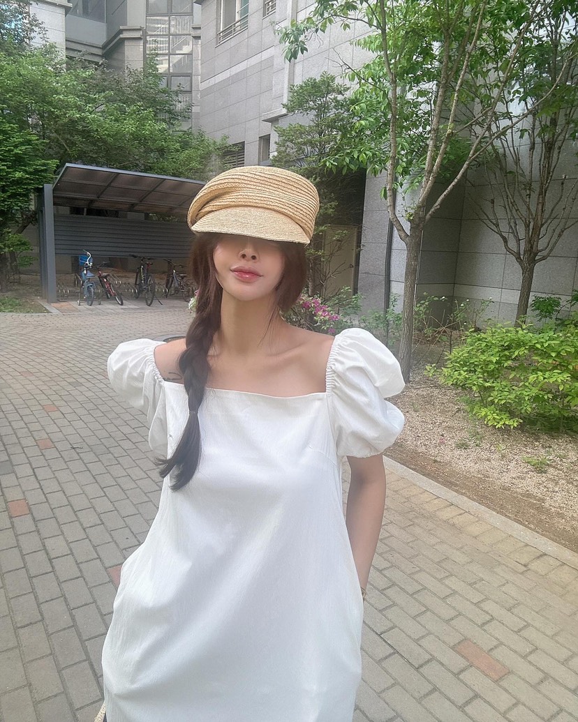 VIRKIN韓國直郵東大門實拍女裝新品休閑時尚職業連衣裙皮草THE TARDUST連衣裙