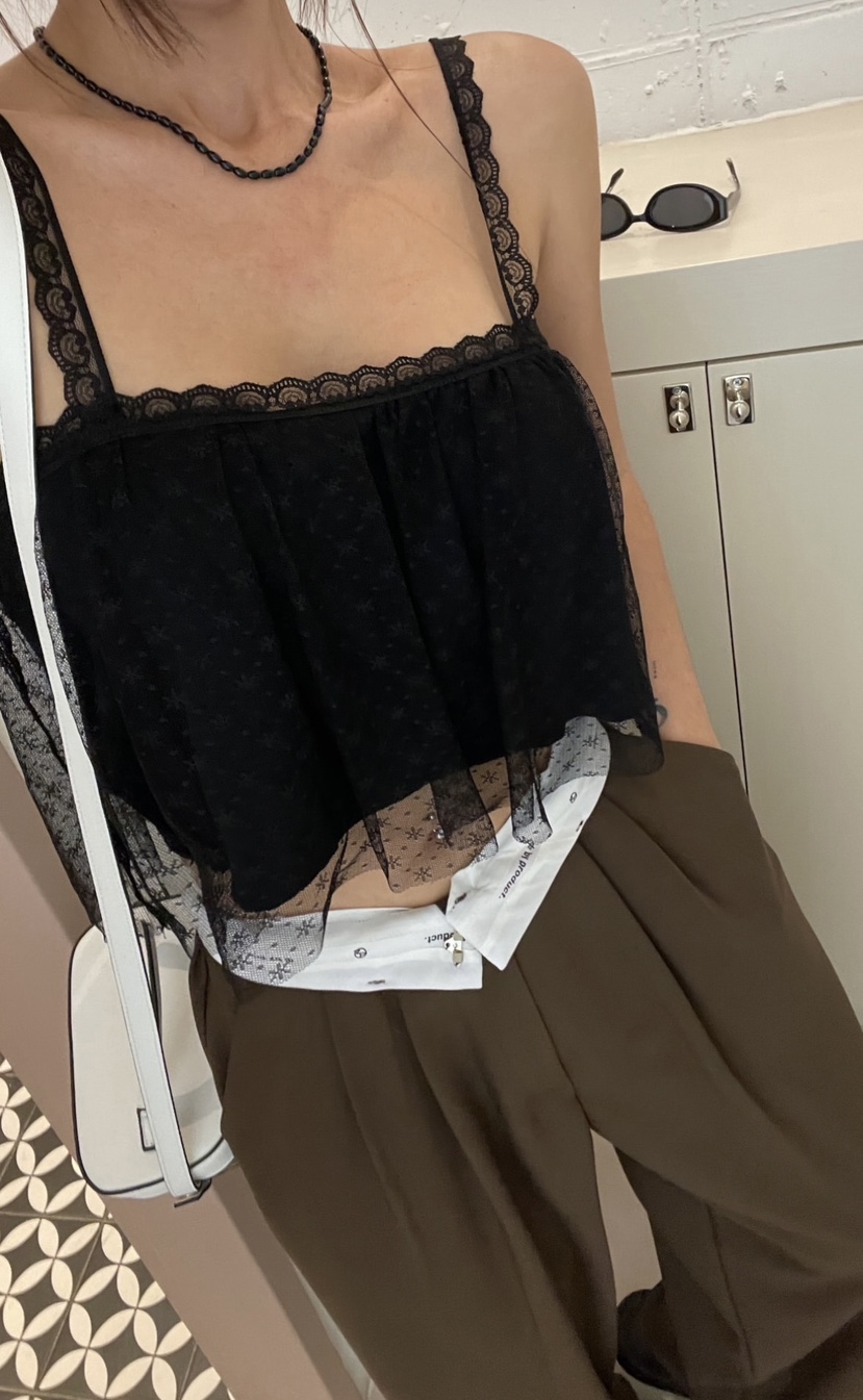 VIRKIN韓國直郵女裝新品熱賣時尚人氣推薦真品職業襯衫蕾絲衫THE TARDUST襯衫/蕾絲衫
