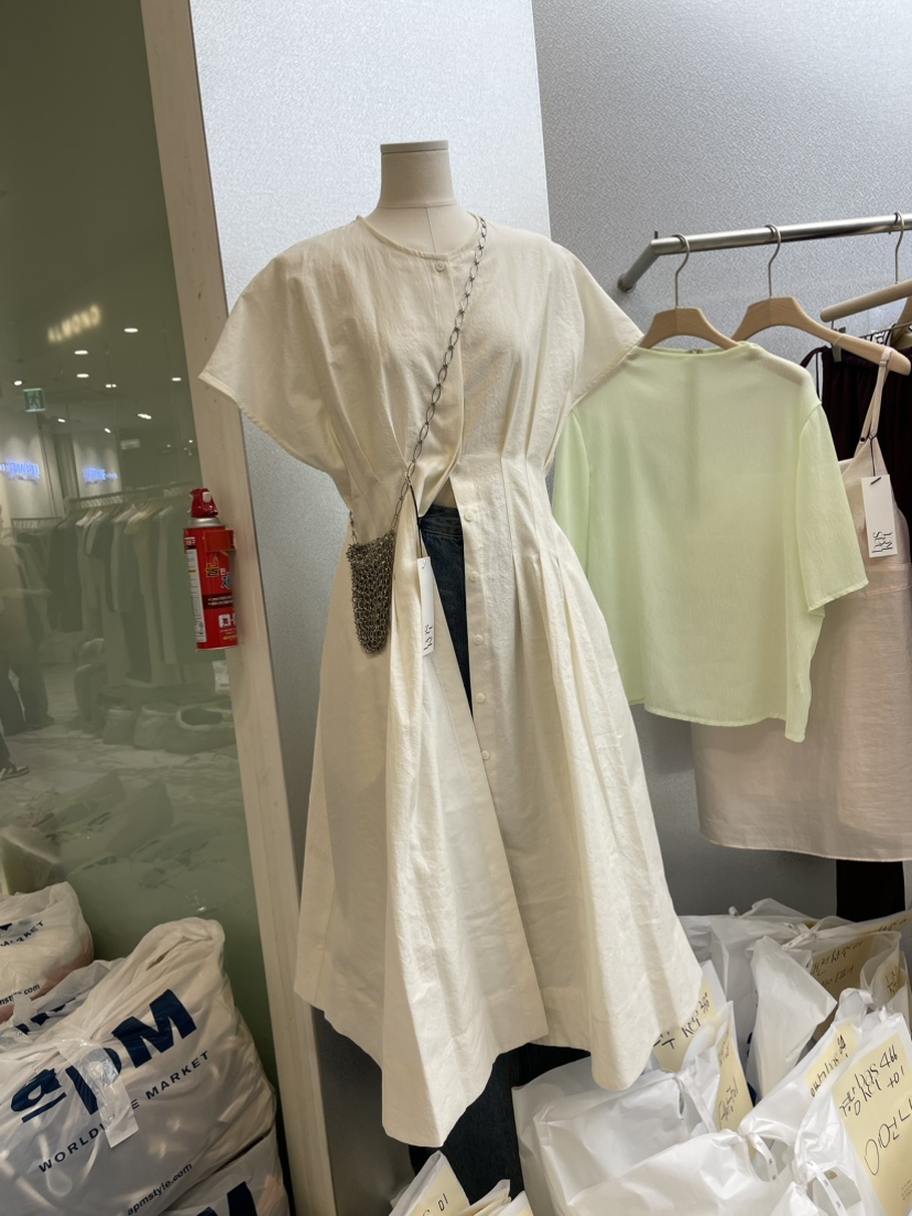 BASKET韓國直郵東大門實拍女裝新品熱賣時尚真品職業連衣裙BASKET連衣裙