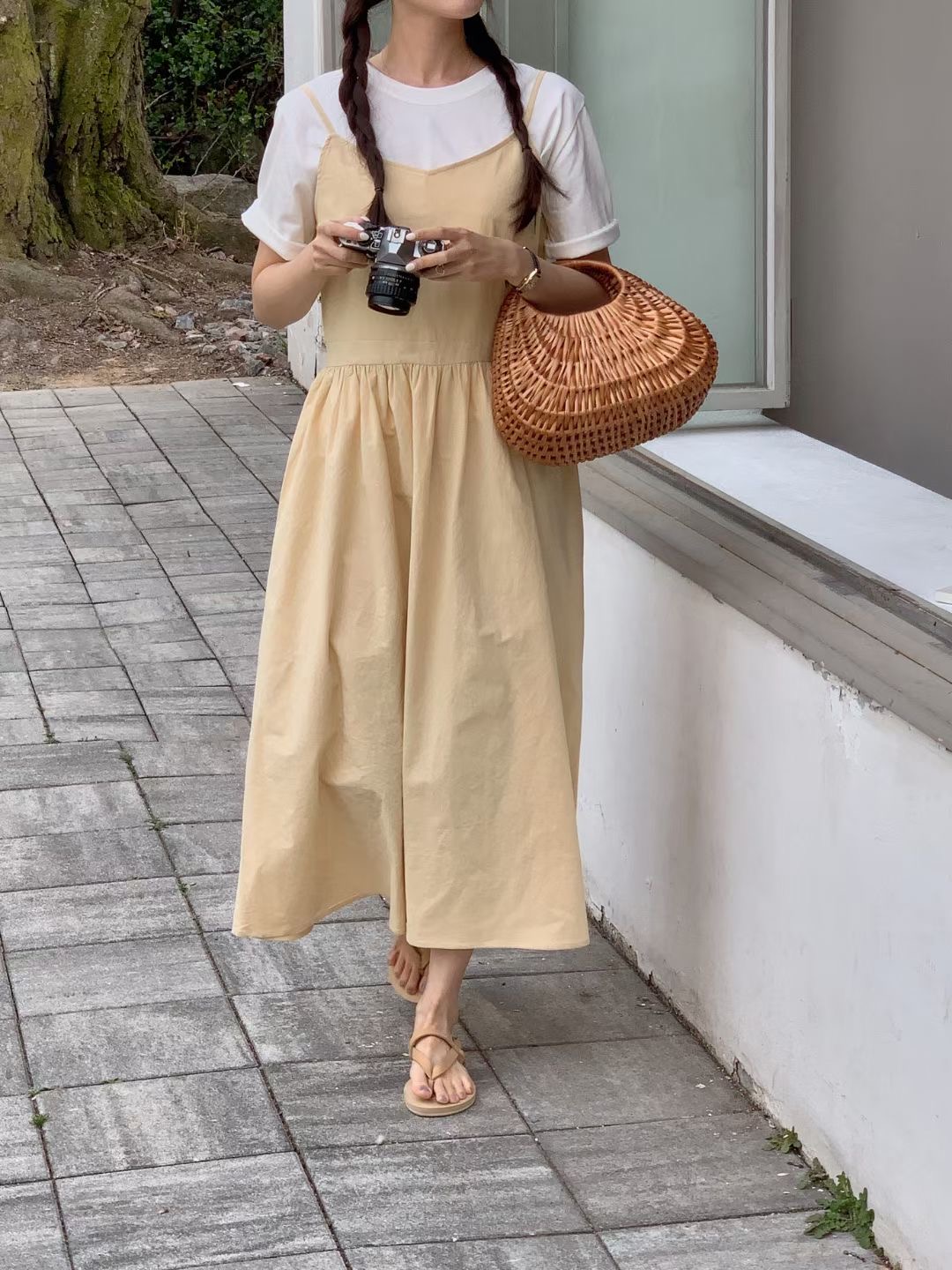 DIFFER韓國直郵女裝新款時尚職業休閑熱賣推薦人氣24春夏連衣裙DIFFER連衣裙