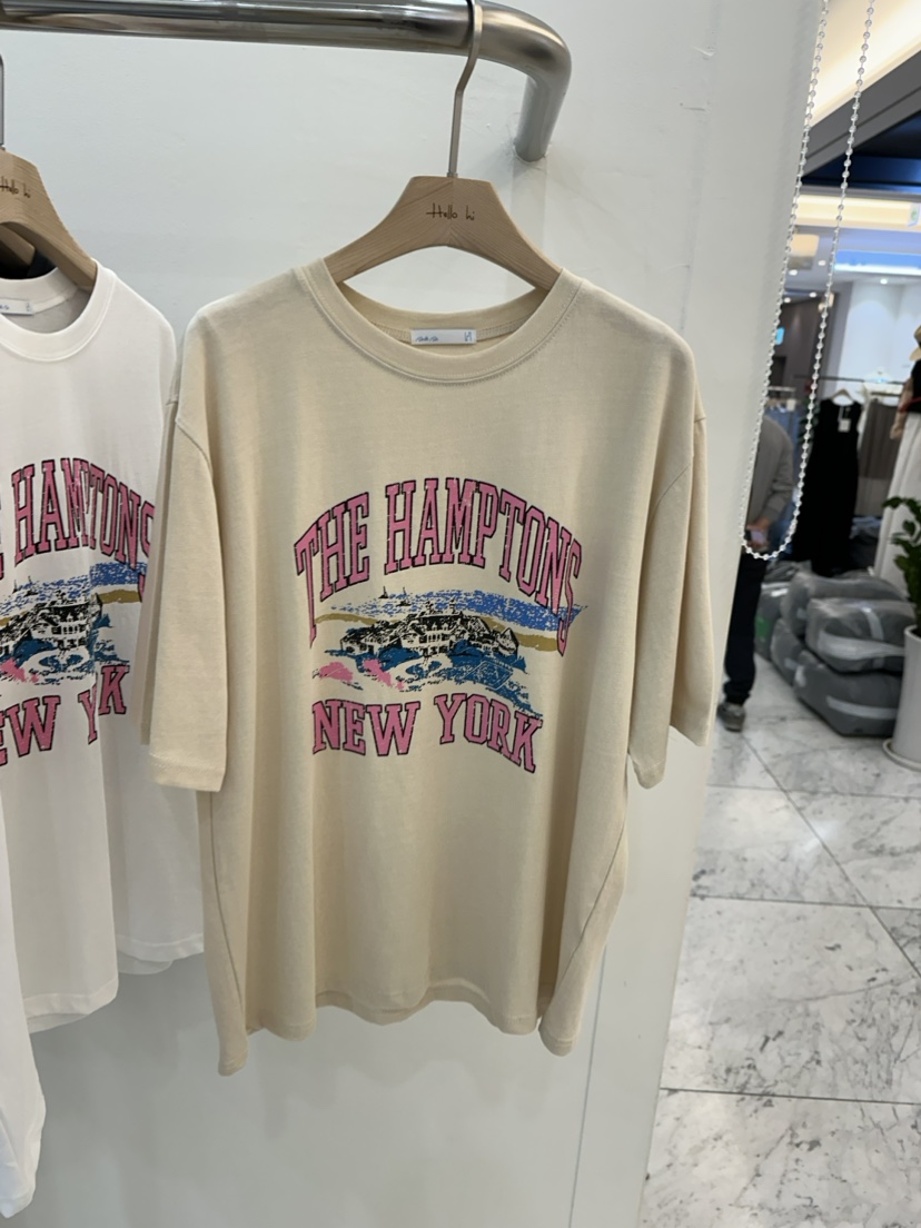 Hello Hi韓國直郵東大門實拍女裝新款真品24春夏休閑T恤Hello HiT恤圖色2