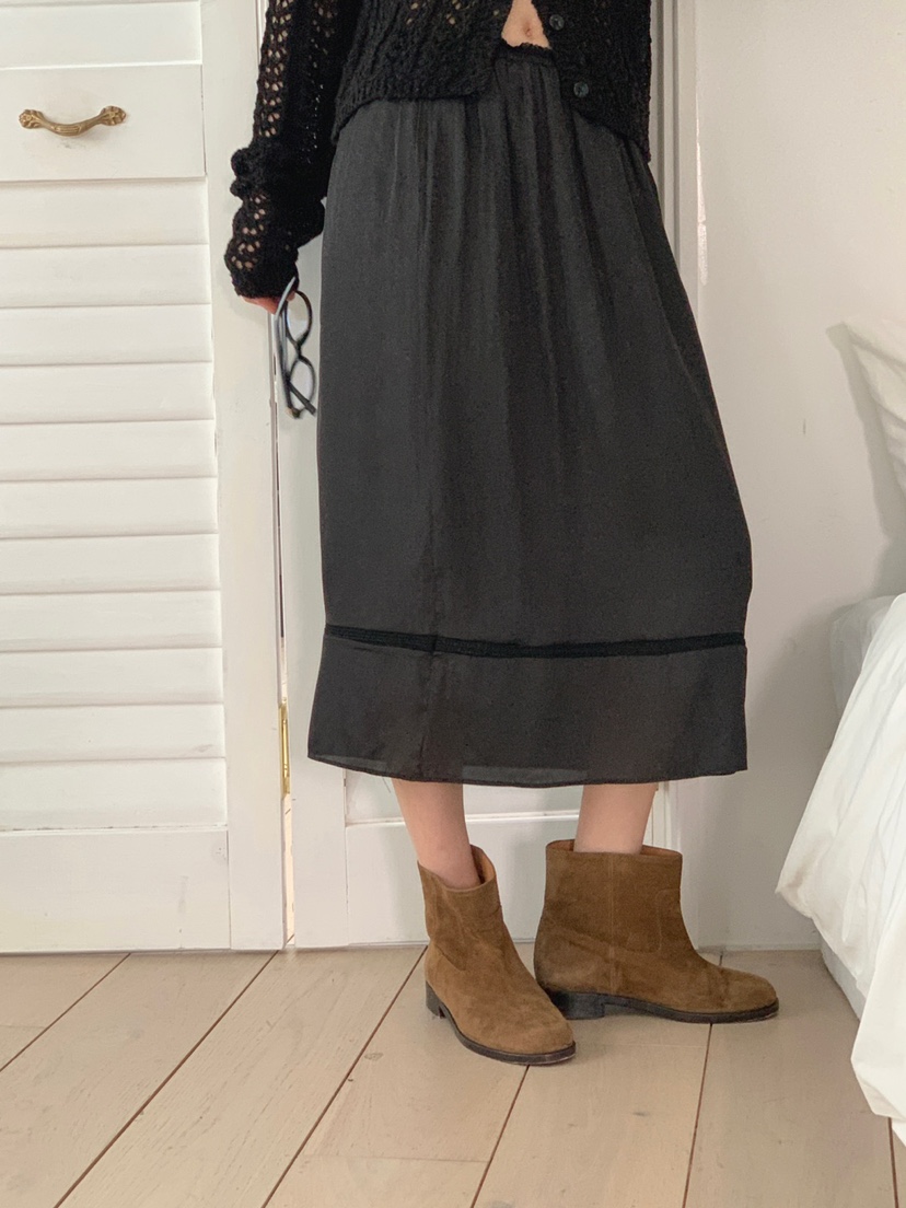 JKICHI韓國直郵女裝新款推薦人氣熱賣職業時尚24春夏長裙EDIT長裙