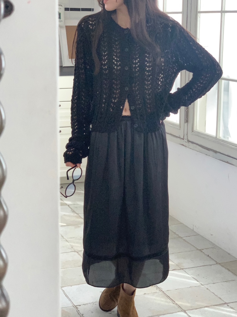 JKICHI韓國直郵女裝新款推薦人氣熱賣職業時尚24春夏長裙EDIT長裙