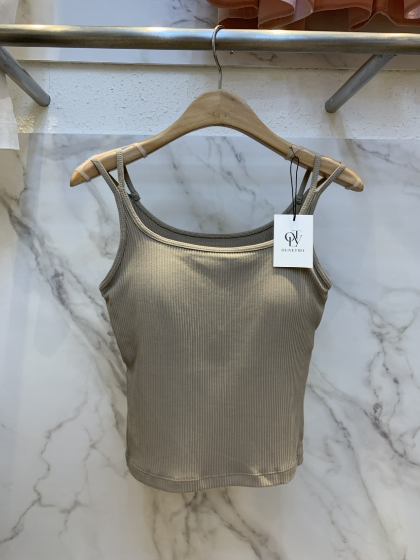 OLIVE TrEE直郵韓國代購女裝新品職業時尚24春夏吊帶背心OLIVE TrEE吊帶/背心圖色5