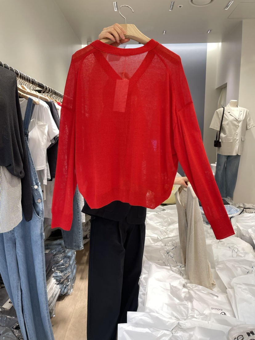 ormore直郵韓國代購女裝新品時尚職業真品24春夏熱賣針織衫ORMORE針織衫