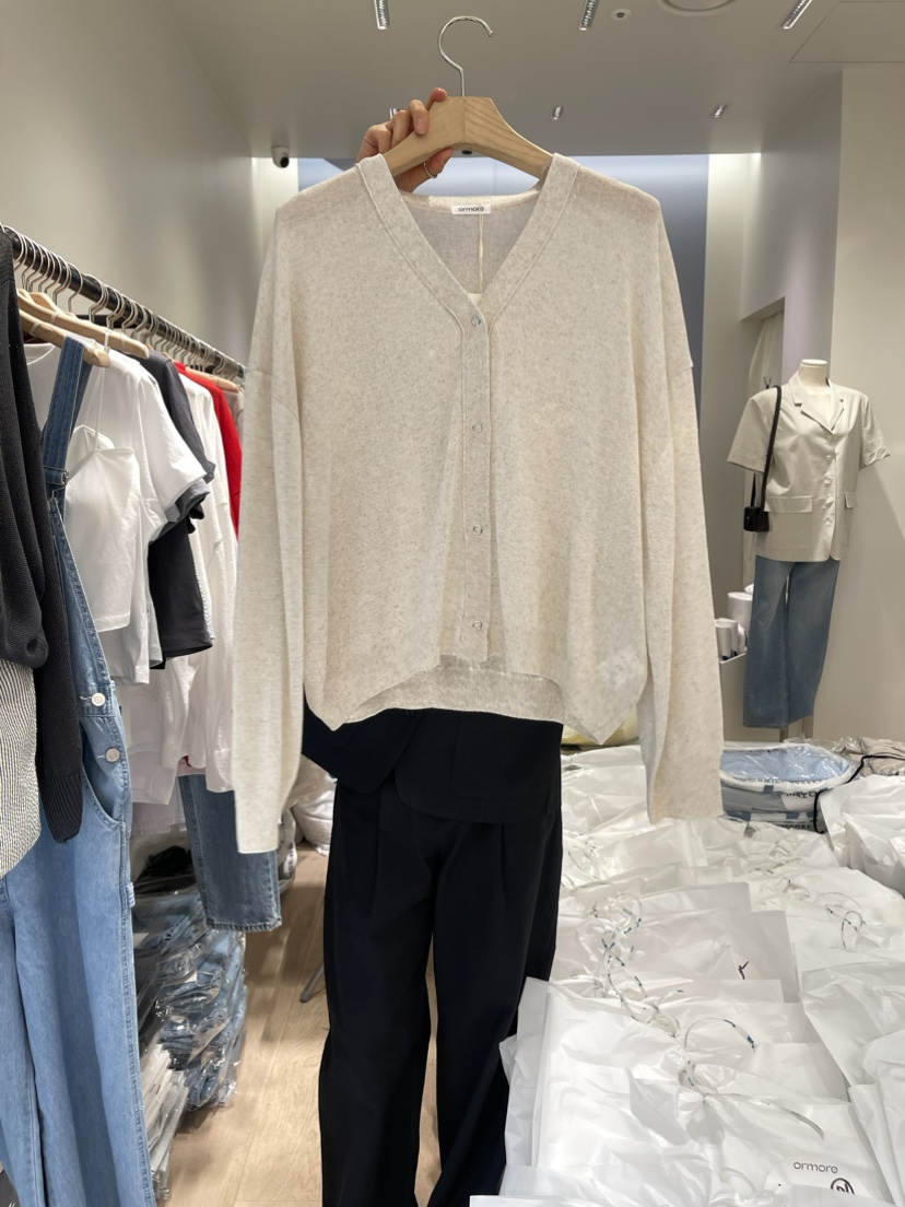 ormore直郵韓國代購女裝新品時尚職業真品24春夏熱賣針織衫ORMORE針織衫圖色3