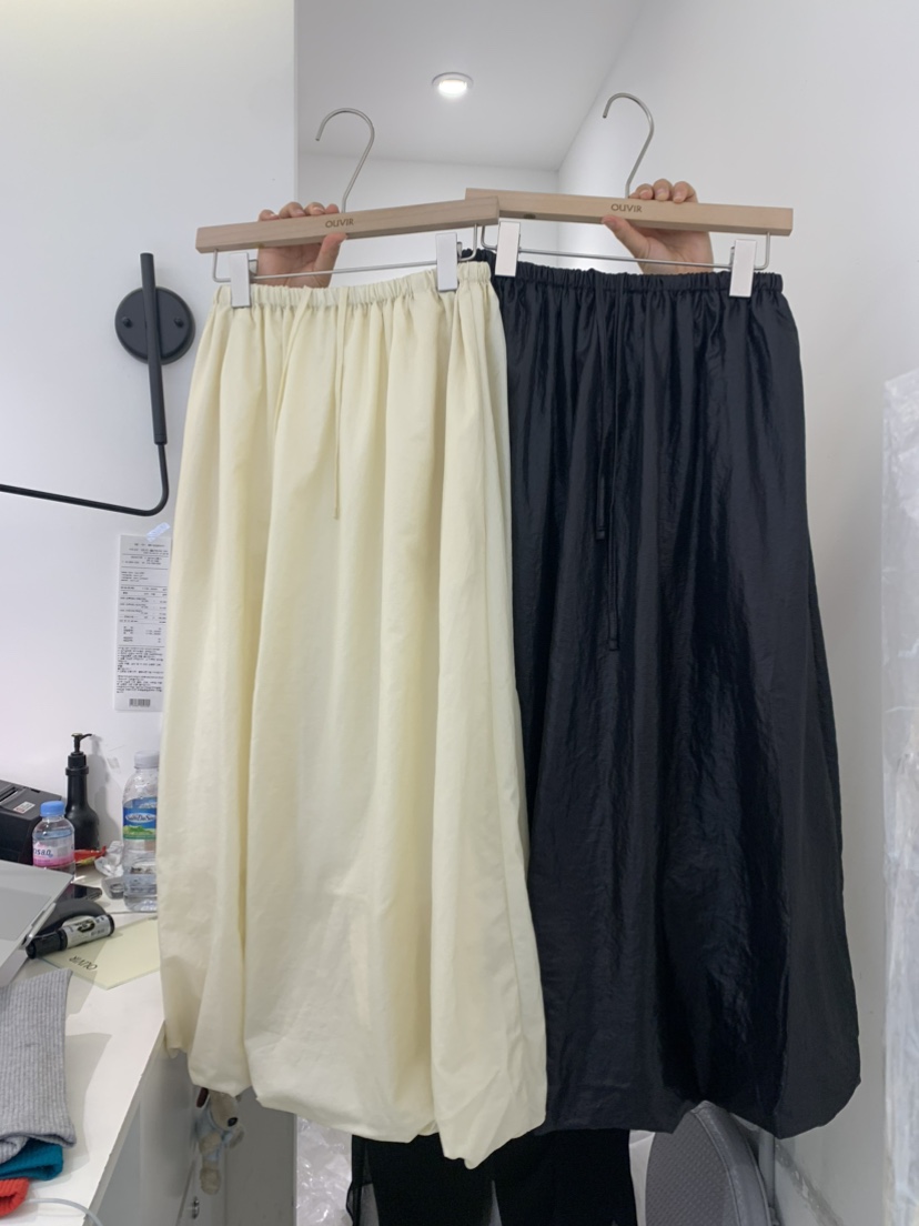 OUVIR韓國直郵女裝新品時尚熱賣人氣推薦職業真品24春夏長裙O.V.R/OUVIR長裙